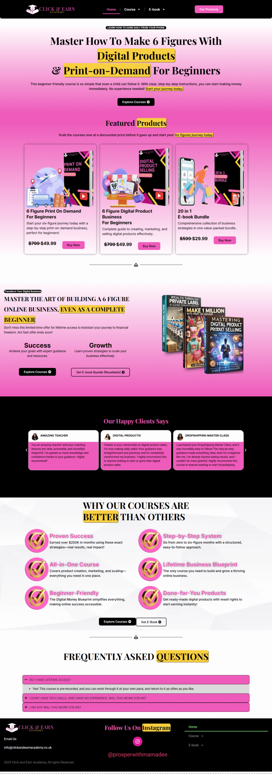 Click & Earn Academy